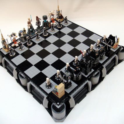 Star Wars chess in LEGO