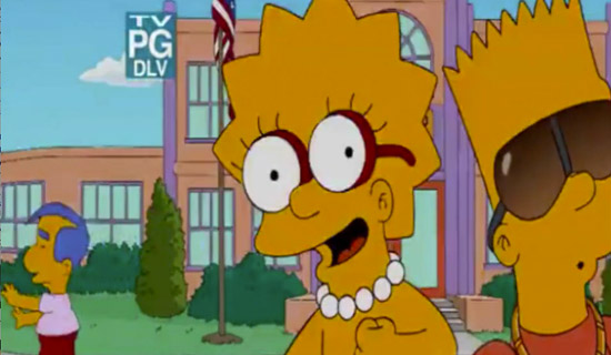Le générique des simpsons revisités pour l'occasion