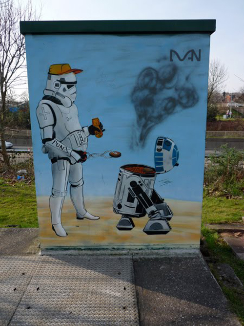 Star Wars Graffiti