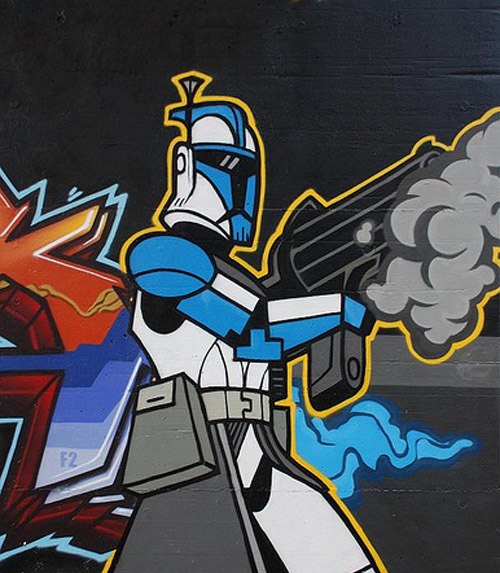 Star Wars Graffiti