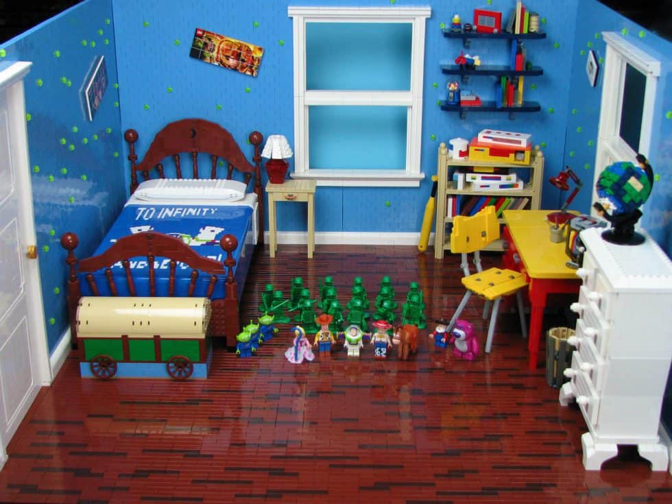 La Chambre d'Andy en LEGO