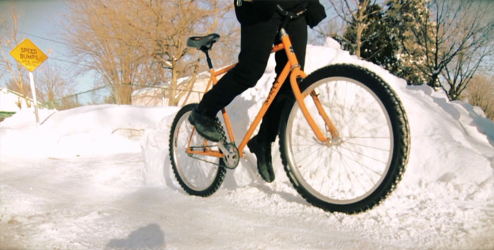 Bike in slow motion