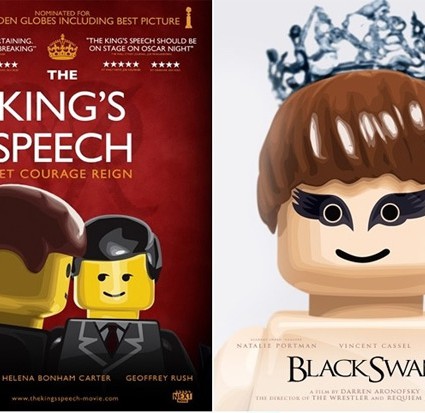 Affiches des films nominés aux Oscars façon LEGO