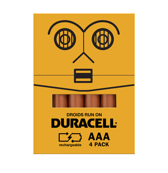 R2D2 runs on Duracell