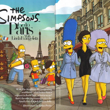 Les Simpson vont à Paris