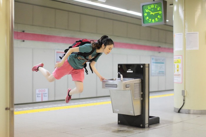 Levitation self portrait de Hayashi Natsumi