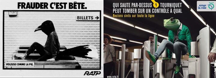 Affiche de la campagne RATP « Restons civils » (2011)