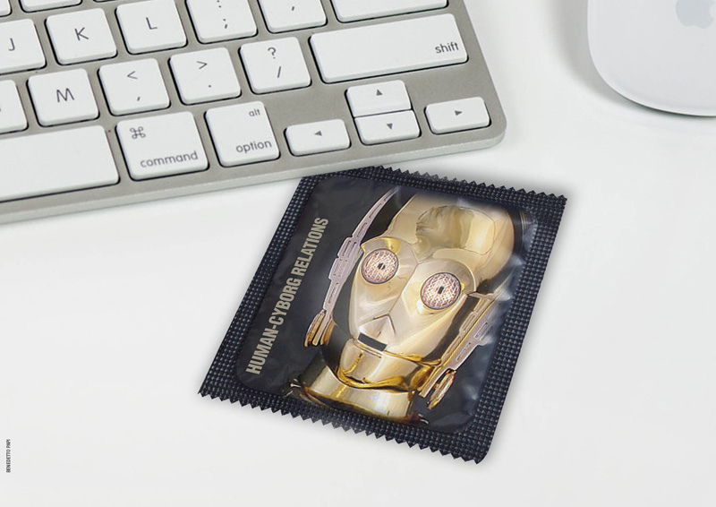 Human-Cyborg relations - Condoms ©Benedetto Papi