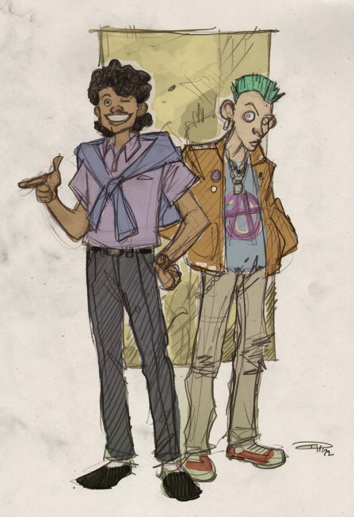 Lando & Greedo - Star Wars 80s @Denis Medri