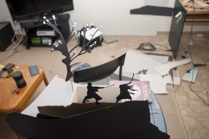 Papercut silhouettes by David A Reeves