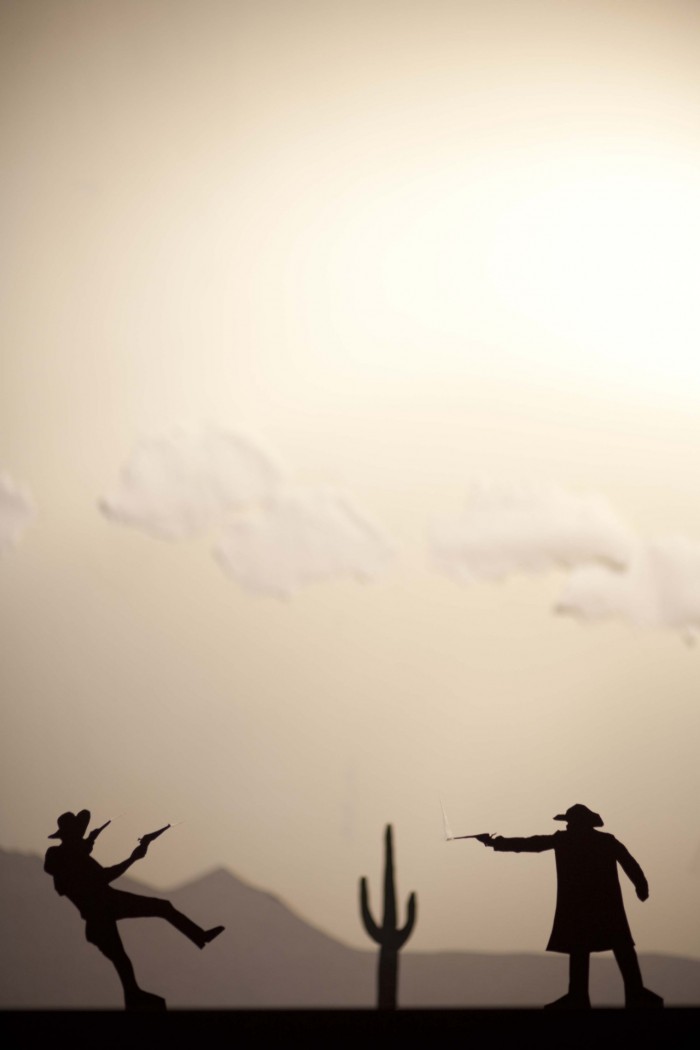 Papercut silhouettes by David A Reeves