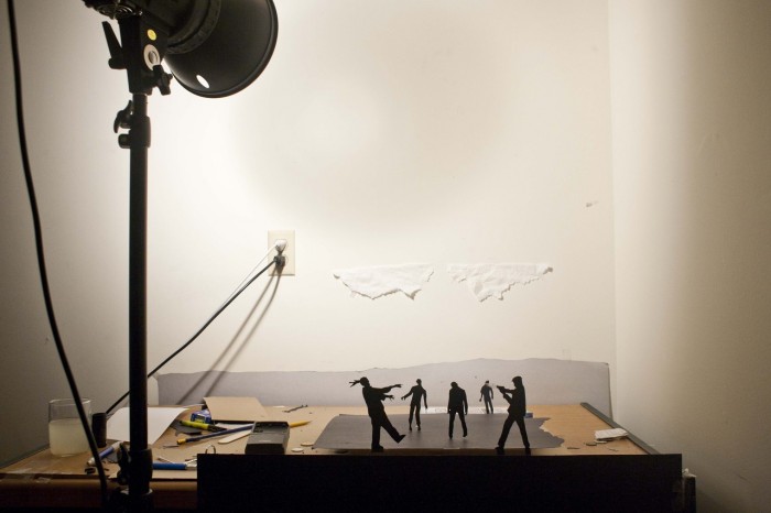 Papercut silhouettes by David A Reeves