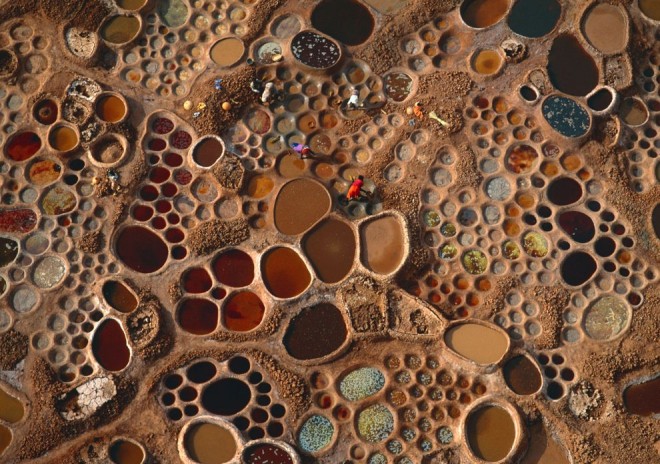 Saltwater Pools, Niger by George Steinmetz