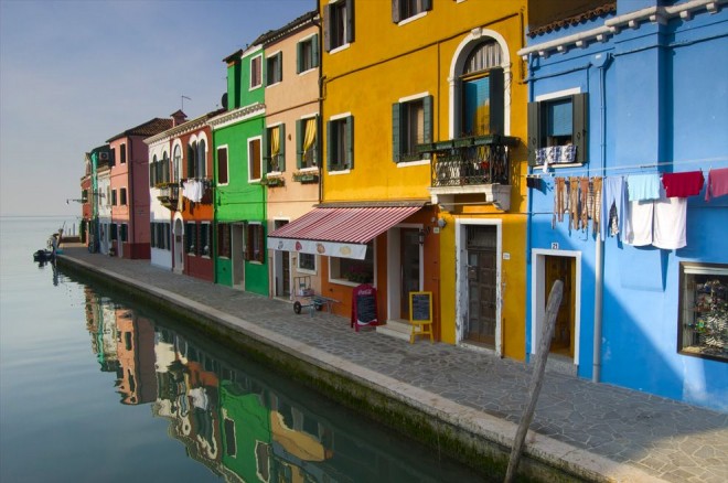 Burano, Italy by Jim Richardson