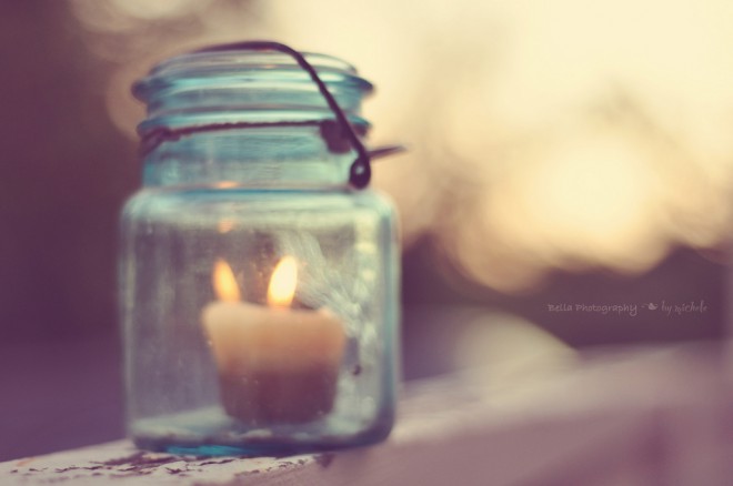 a candle of hope © Michele Jensen