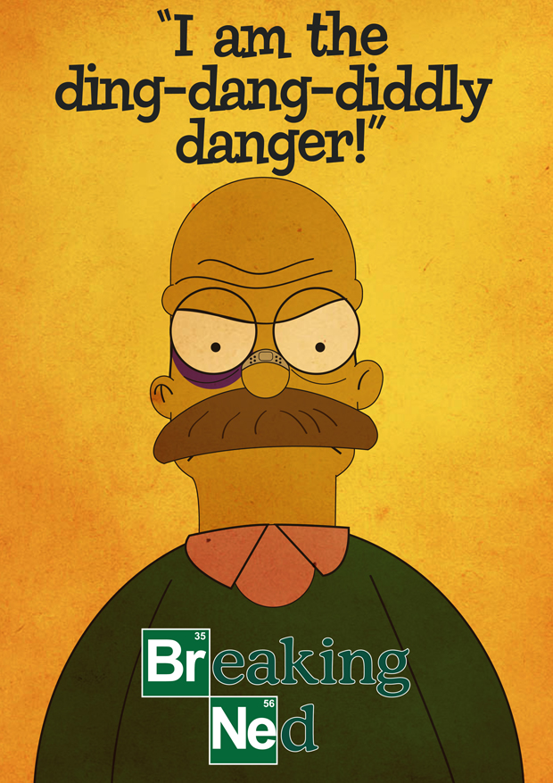 Breaking Ned - Jesse Griffin - Simpsons vs Breaking Bad