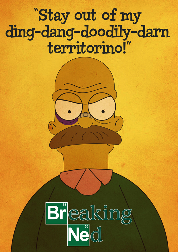 Breaking Ned - Jesse Griffin - Simpsons vs Breaking Bad