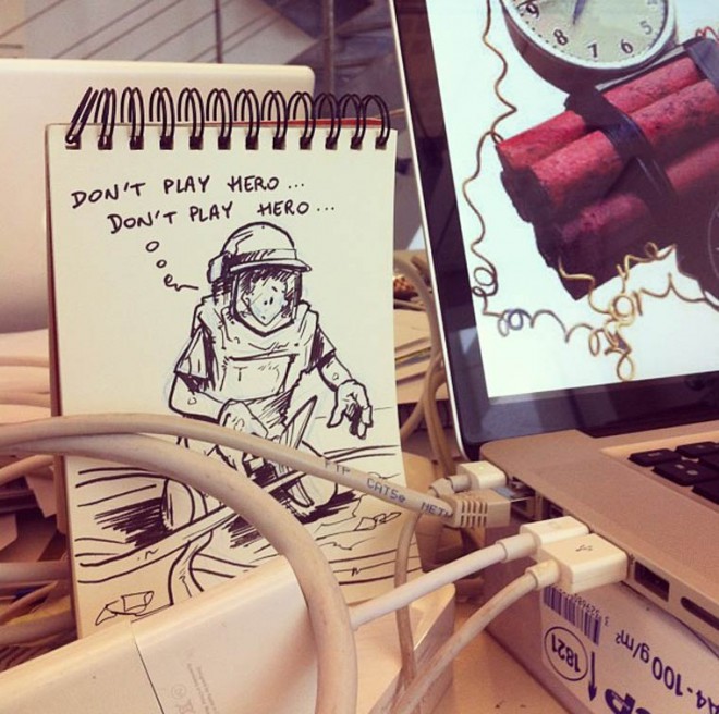Cartoon Bombing - Troqman