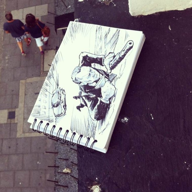 Cartoon Bombing - Troqman