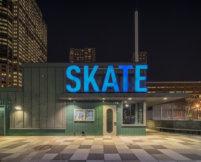 Skate Hudson River Park, Manhattan, New York City, 2014