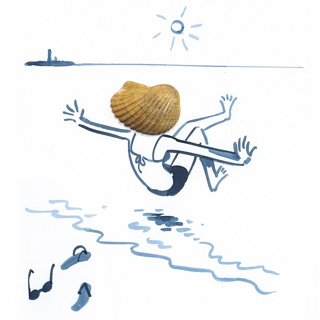 Beach - Abstract Sunday - Christoph Niemann