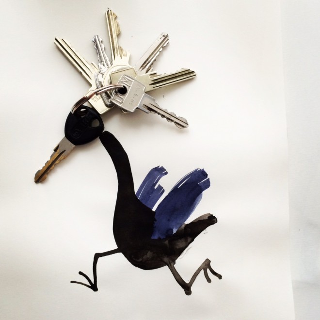 Keychain Hoope - Abstract Sunday - Christoph Niemann