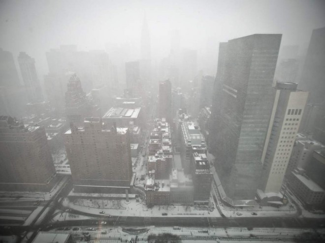 Tempête de Neige à New York