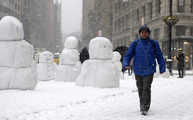 Tempête de Neige à New York