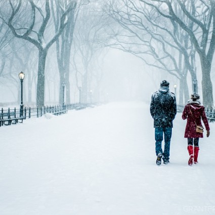 New York et son manteau blanc