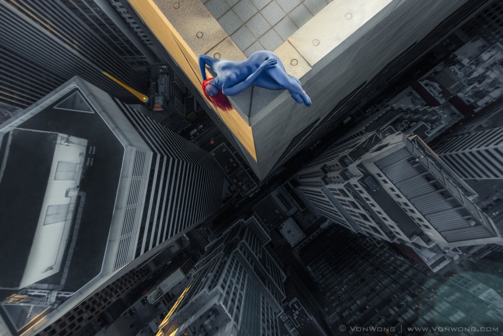 Mystique - Superheroes Skyscrapers Von Wong 247557192