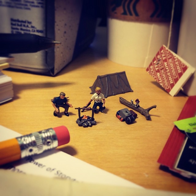Deadline = camping at the desk