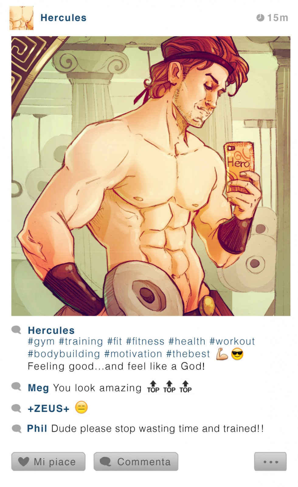 Hercules - Disney Selfie - Simona Bonafini