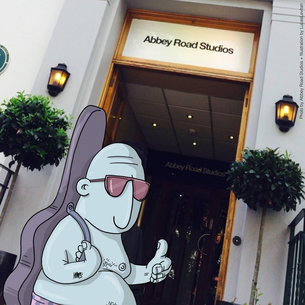 Alfredinho at The Abbey Road Studios - Photos Invasion ©Lucas Levitan