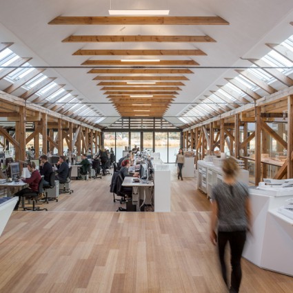 Des hangars à bateaux convertis en cabinet d’architectes