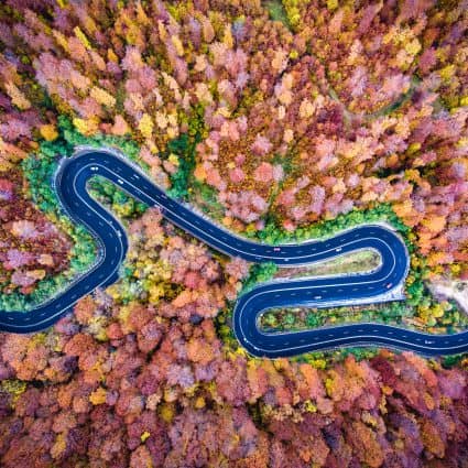 De superbes photos de l’automne prises par des drones