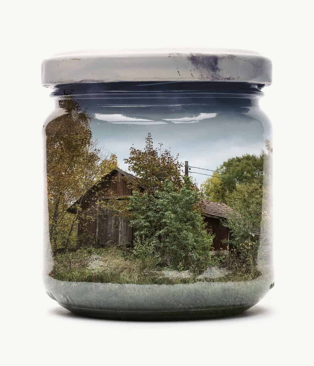 Des paysages dans des pots en verre / Christoffer Relander